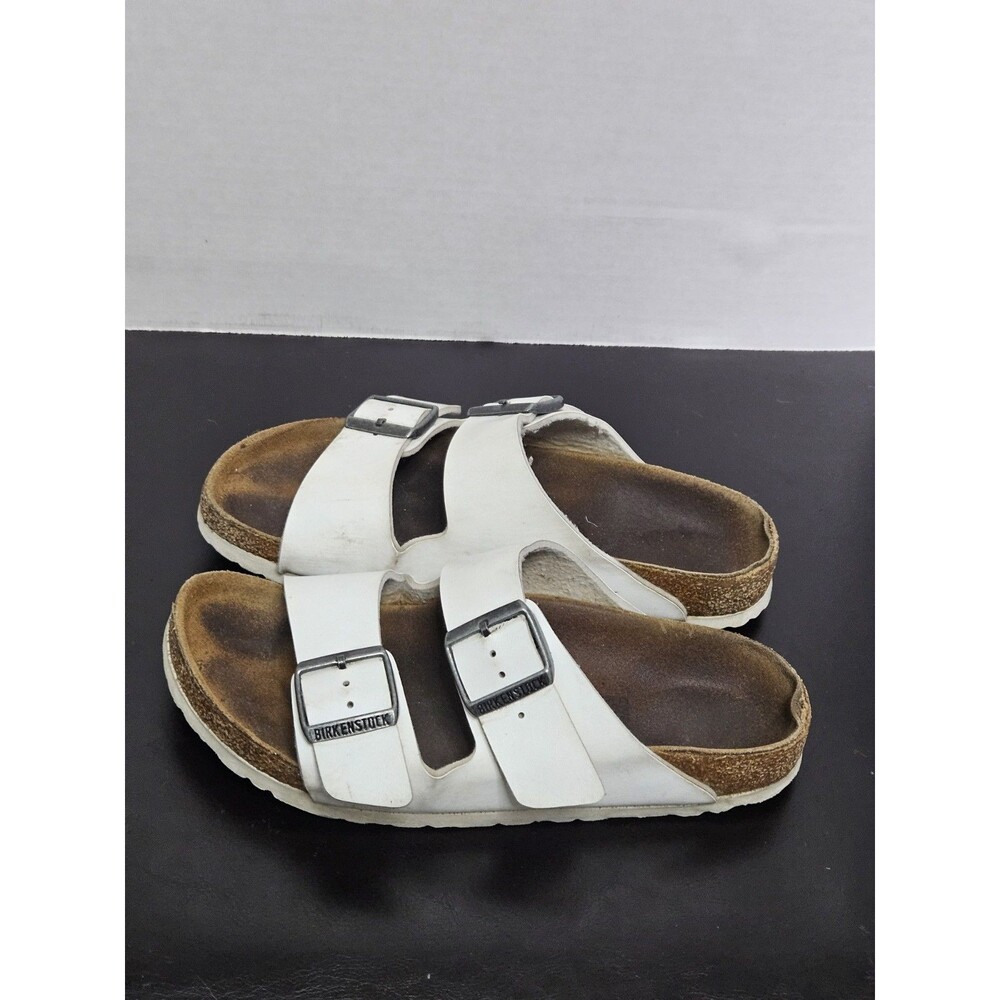 Eu38 Sz7 - Brikenstock Arizona Sandal - White